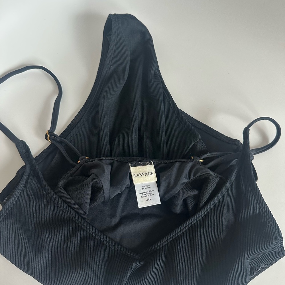 L*Space Black One Piece Swiwsuit